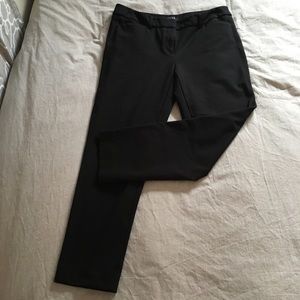 WHBM Black Slim Ankle Pants 6R